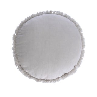 Šedý povlak na polštář Kave Home Clarice, ø 45 cm