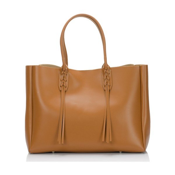 Kožená kabelka Lisa Minardi 2508 Cognac-image-1