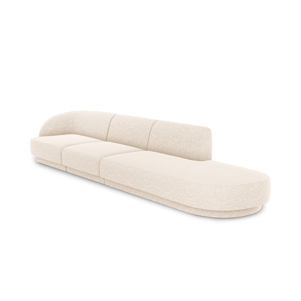 Krémová pohovka 302 cm Miley – Micadoni Home-image-3