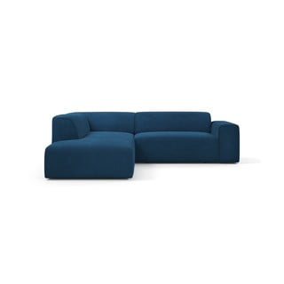 Tyrkysová manšestrová rohová pohovka Marie Claire Home Karen, 260 cm, levý roh