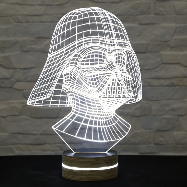 3D stolní lampa Darth Vader