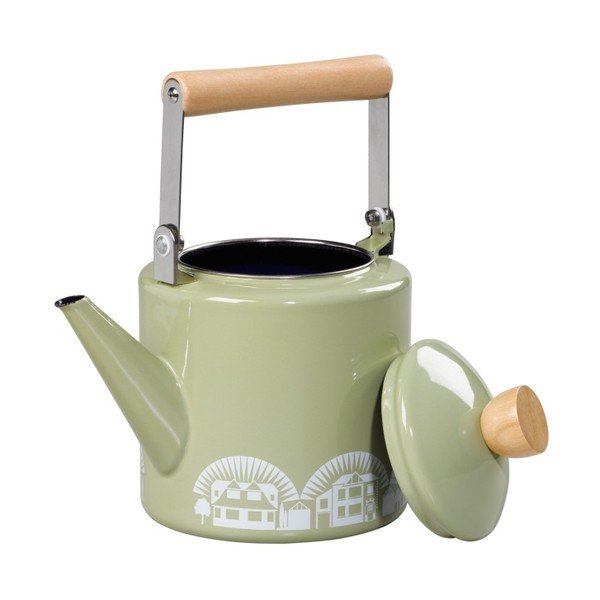 Zelená smaltovaná konvička Mini Moderns-image-1