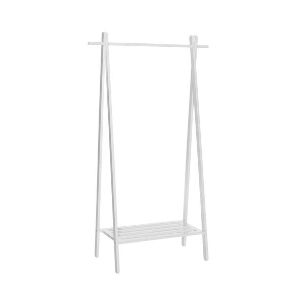 Bílý stojan na oblečení z dubového dřeva 91x159x43 cm – Ellos Home