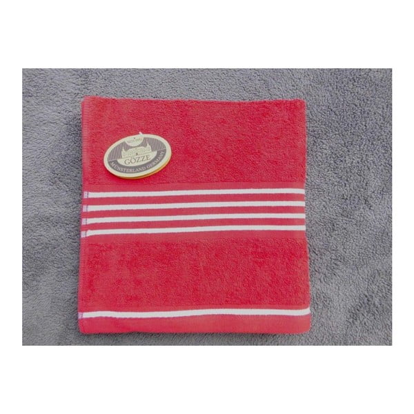 Ručník Rio Positive Red/White Stripes, 30x50 cm