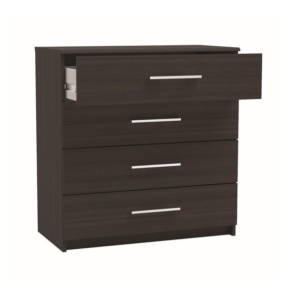 Tmavá  komoda v dekoru dubového dřeva New York -image-2