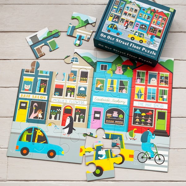 Puzzle (počet dílků 24) On Our Street – Rex London-image-1