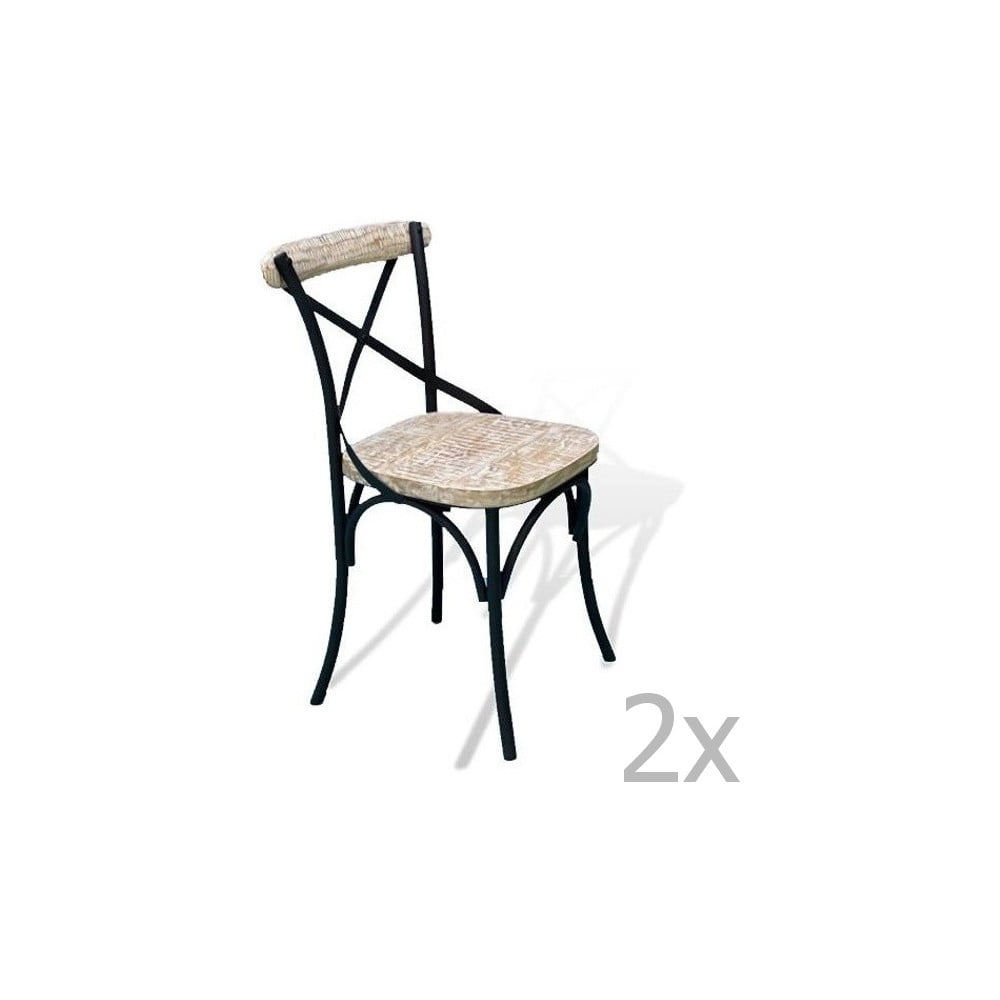 Sada 2 jídelních židlí Sob Oxy