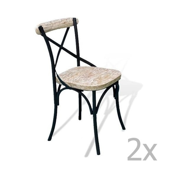 Sada 2 jídelních židlí Sob Oxy