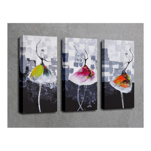 3 dílný obraz na plátně Dancers-image-1