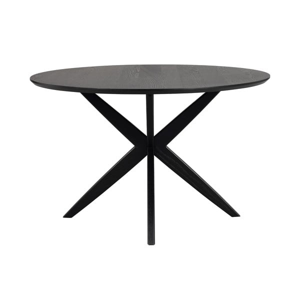 Kulatý jídelní stůl s deskou v dubovém dekoru 120x120 cm Calverton - Rowico-image-4