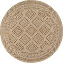 Béžový kulatý vnitřní a venkovní koberec ø 160 cm Mira 1452 – Ayyildiz Carpets