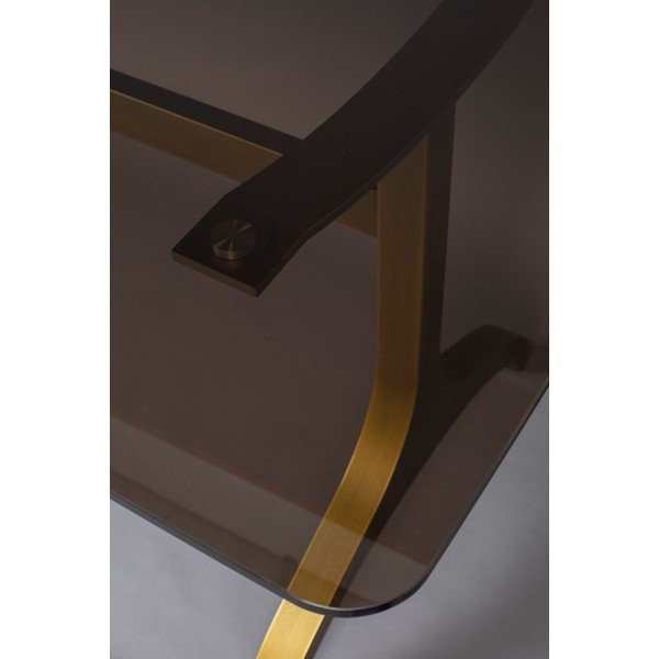 Jídelní stůl se skleněnou deskou Dutchbone Sansa, 180 x 90 cm-image-1