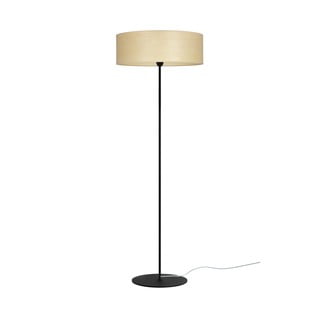 Béžová stojací lampa z přírodní dýhy Sotto Luce Tsuri XL Light, ⌀ 45 cm