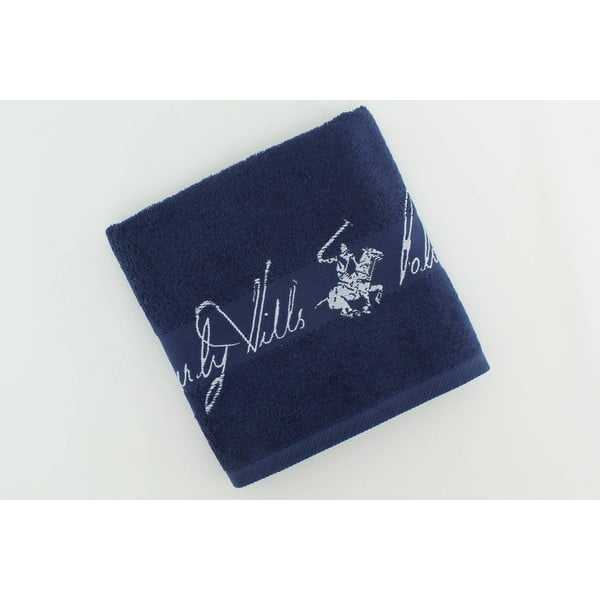 Bavlněný ručník BHPC 50x100 cm, námořnická modř
