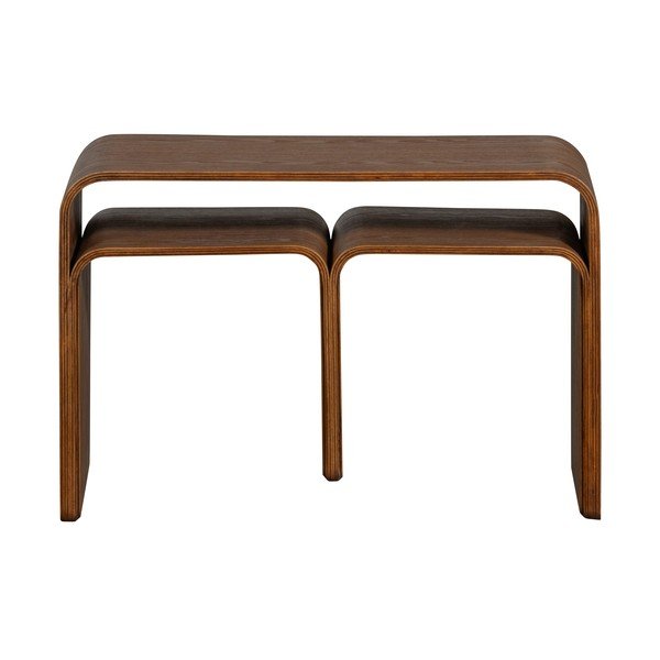 Odkládací stolek v dekoru ořechu 32x40 cm Frey – WOOOD-image-3