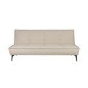 Béžová rozkládací pohovka z textilie bouclé 184 cm Cielke – White Label