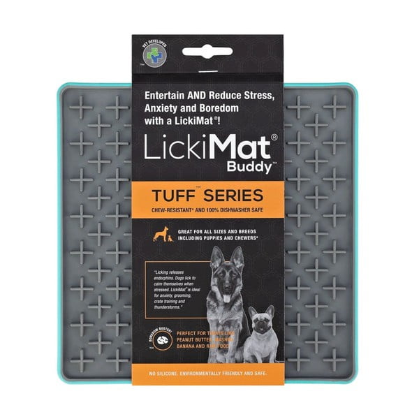 Lízací podložka Buddy Tuff Turquoise – LickiMat