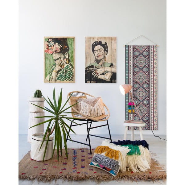 Dřevěná cedule 40x60 cm Frida Les Amants – Madre Selva-image-1