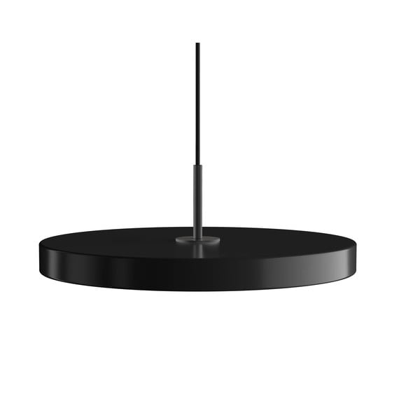 Černé LED stmívatelné závěsné svítidlo s kovovým stínidlem ø 43 cm Asteria Plus Medium – UMAGE