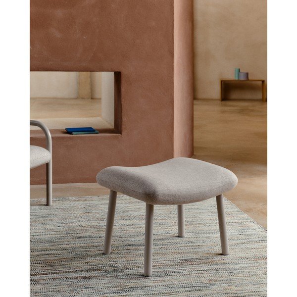 Béžová podnožka Inari – Kave Home-image-1