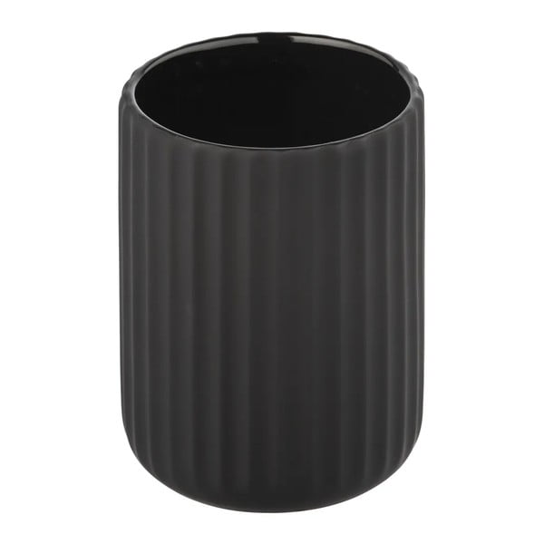 Matně černá keramická sada doplňků do koupelny Belluno – Wenko-image-3