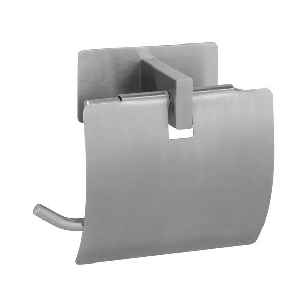 Samodržící držák na toaletní papír z nerezové oceli v matně stříbrné barvě Genova – Wenko-image-2