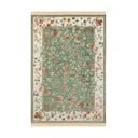 Zeleno-krémový koberec z viskózy 95x140 cm Oriental – Nouristan