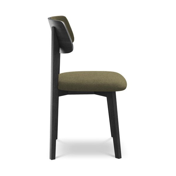 Zelená jídelní židle z masivního dřeva Niu – Makamii-image-2