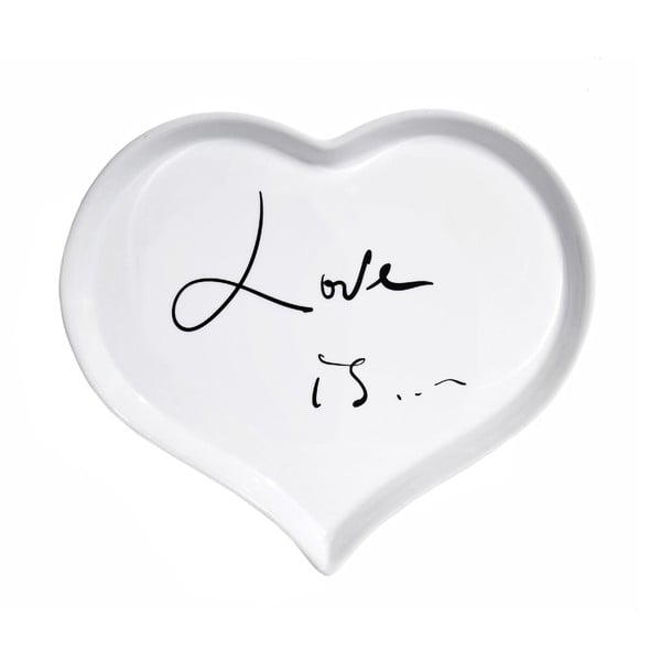 Porcelánový talíř We Love Home Love is
