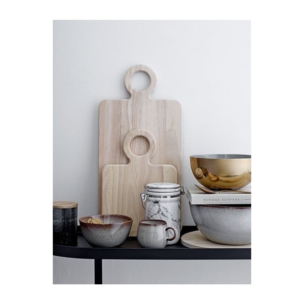 Šedá kameninová mísa Bloomingville Sandrine-image-1