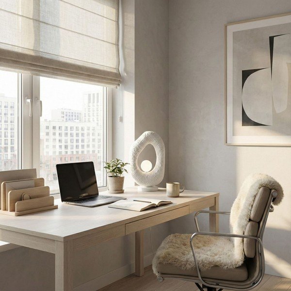 Bílá kovová stolní lampa (výška 50 cm) Lore – Opviq lights-image-2