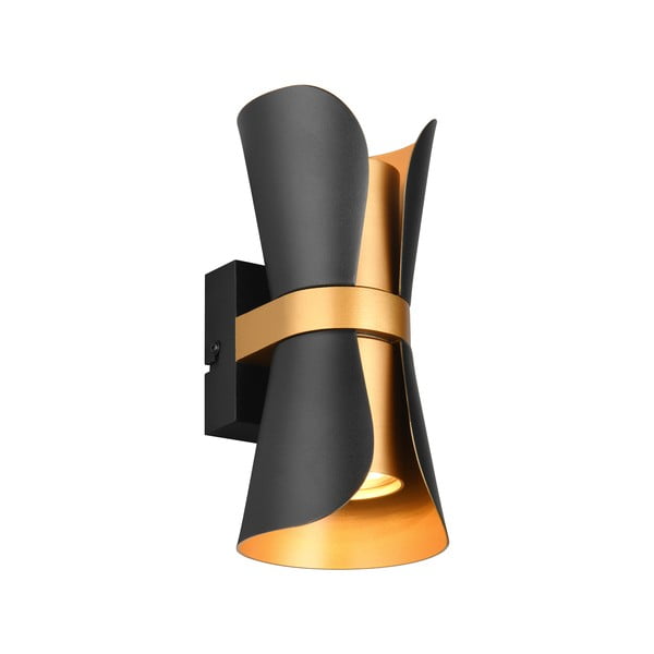 Nástěnné svítidlo v černo-bronzové barvě Coat – Trio-image-3