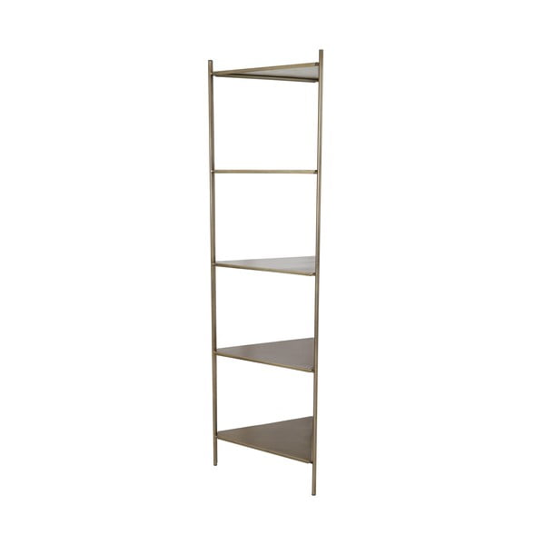 Kovová knihovna ve zlaté barvě 58.5x200 cm Display - Light & Living-image-1