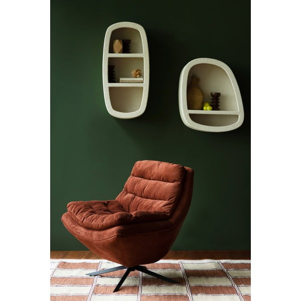 Krémová patrová police 23 cm Veda – Dutchbone-image-1