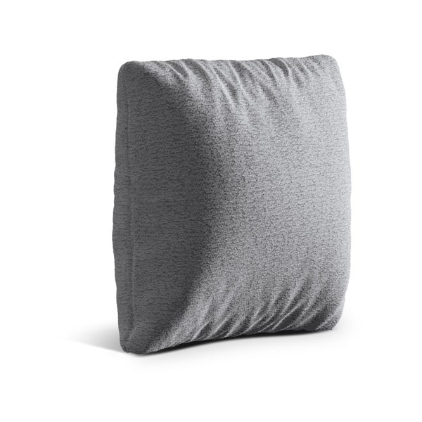 Světle šedý polštář na gauč z textilie bouclé Kemi – Cosmopolitan Design-image-1