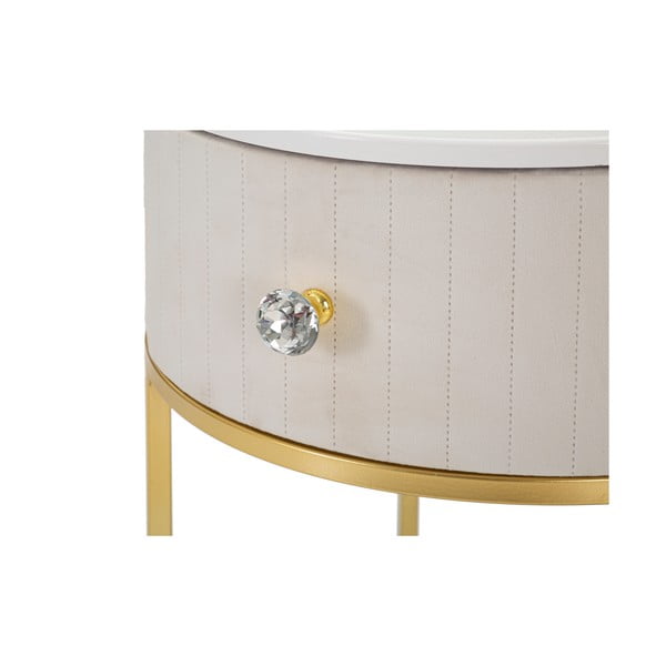 Béžový noční stolek Montpellier - Mauro Ferretti-image-4