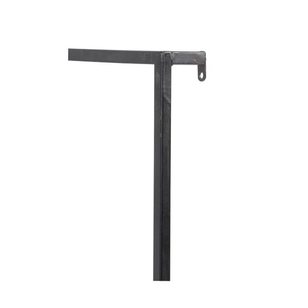 Matně černá police z jedlového dřeva Maddison – Light & Living-image-3