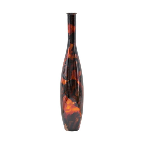 Hnědá váza z recyklovaného skla Mauro Ferretti Ares, výška 100 cm
