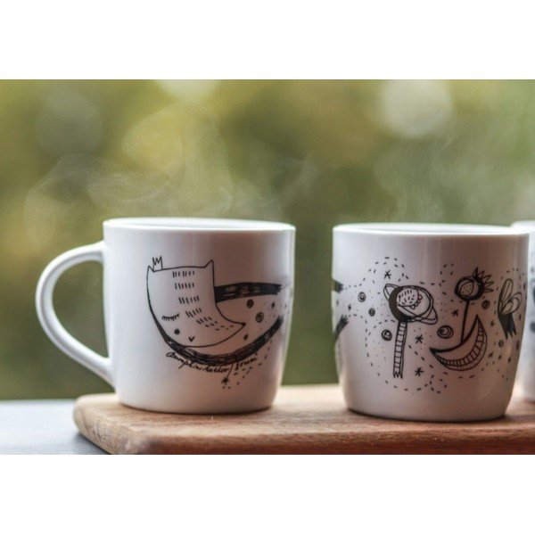 Bílý porcelánový hrnek 260 ml Domov tu – Bonami-image-2