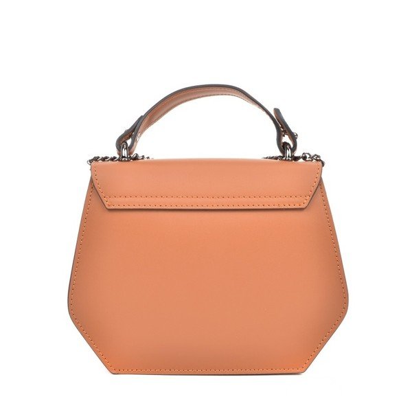 Hořčicově hnědá kožená kabelka Isabella Rhea Pasmo-image-1