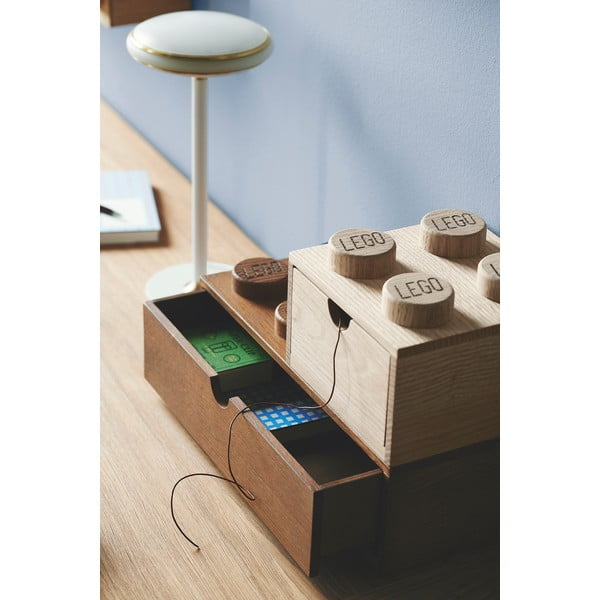 Dětský úložný box z dubového dřeva LEGO® Wood-image-1
