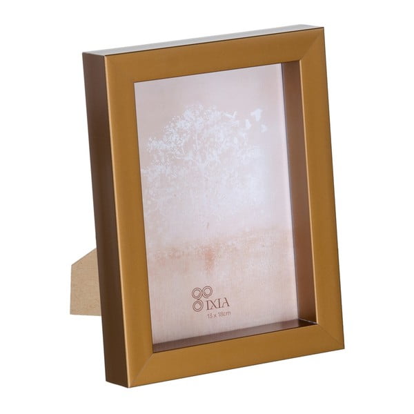 Plastový stojací rámeček v bronzové barvě 15,5x20,5 cm – Ixia