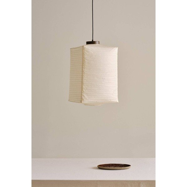 Béžové papírové závěsné svítidlo ø 35 cm Sally – Jotex-image-2
