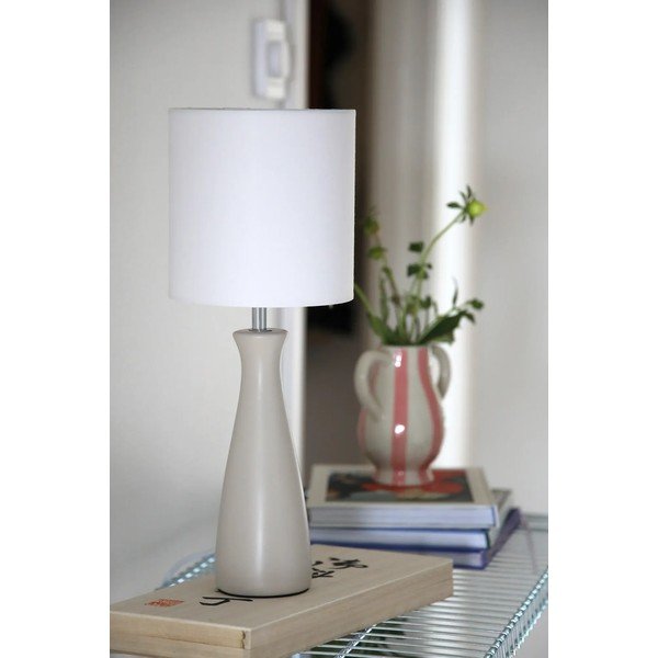 Krémová stolní lampa s textilním stínidlem (výška 42 cm) Birillo – Markslöjd-image-4