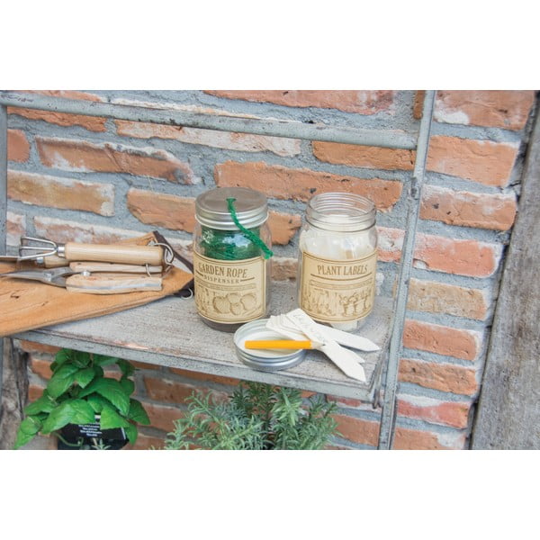 Set sklenice a 40 štítků na bylinky z topolového dřeva Esschert Design Heal, 400 ml-image-3