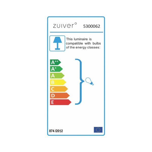 Bílé stropní svítidlo Zuiver Dek, ⌀ 40 cm-image-4