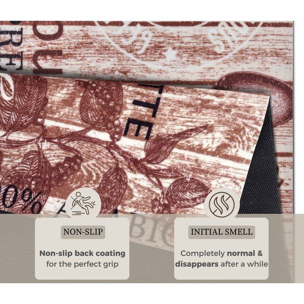 Hnědý kuchyňský běhoun Hanse Home Delicious Coffee, 67 x 180 cm-image-4