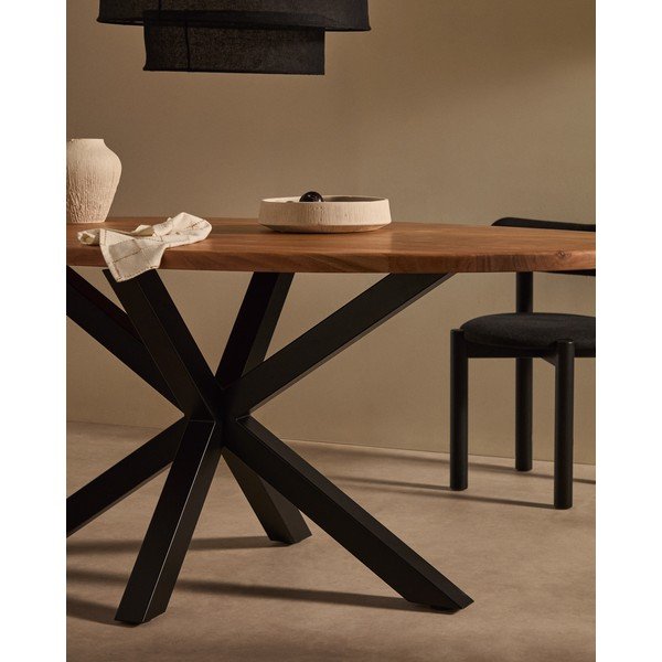Jídelní stůl s deskou z akácie 100x200 cm Argo – Kave Home-image-1