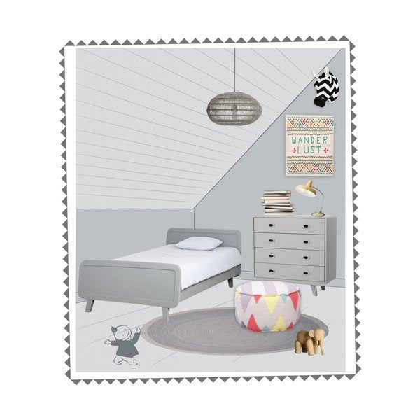 Dětský ručně vyrobený pufík Nattiot Totem-image-1