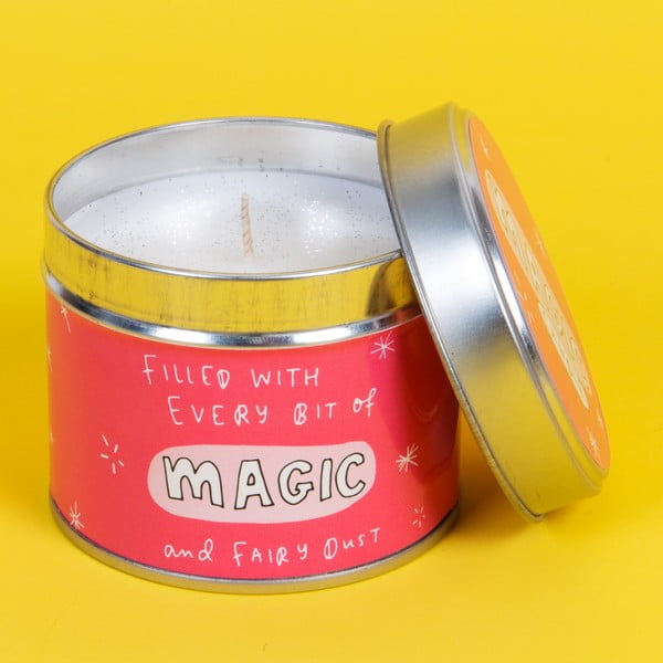 Svíčka s vůní jahod Happy News Magic Candle, 35 hodin hoření